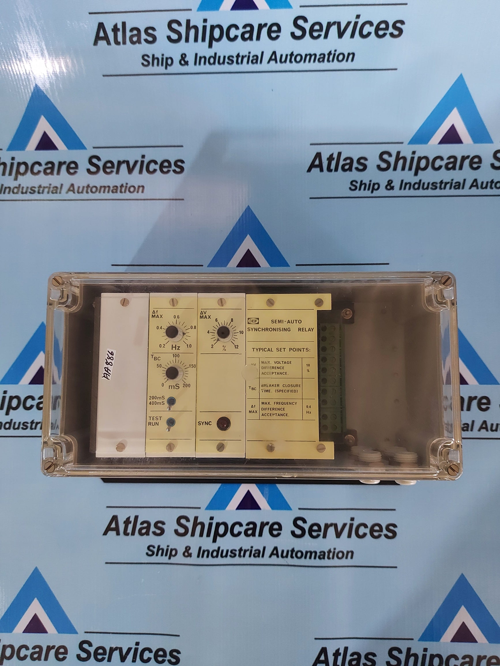 DEIF SEMI-AUTO SYNCHRONISING RELAY
